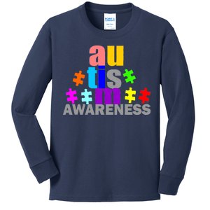 Autism Awareness Logo Kids Long Sleeve Shirt