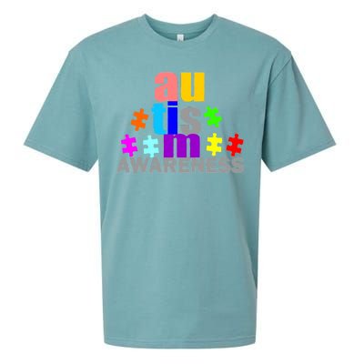 Autism Awareness Logo Sueded Cloud Jersey T-Shirt