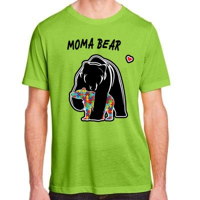 Autism Awareness Moma Bear Adult ChromaSoft Performance T-Shirt