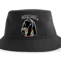 Autism Awareness Moma Bear Sustainable Bucket Hat