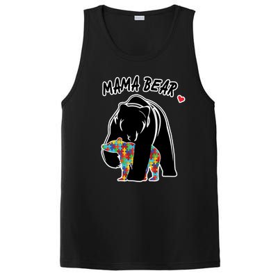 Autism Awareness Moma Bear PosiCharge Competitor Tank