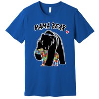 Autism Awareness Moma Bear Premium T-Shirt