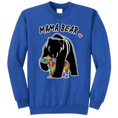 Autism Awareness Moma Bear Tall Sweatshirt