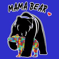 Autism Awareness Moma Bear Womens Tank Top