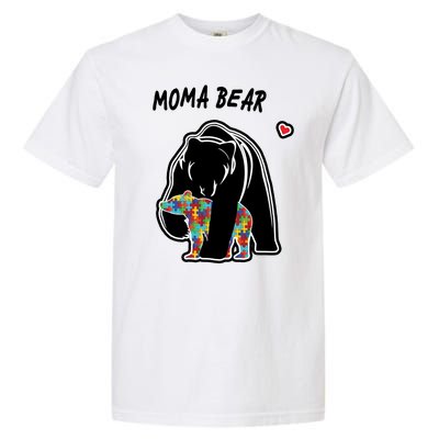 Autism Awareness Moma Bear Garment-Dyed Heavyweight T-Shirt