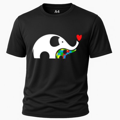 Autism Awareness Mother Baby Elephant  Performance Shirt