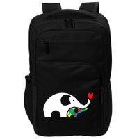 Autism Awareness Mother Baby Elephant  Impact Tech Backpack