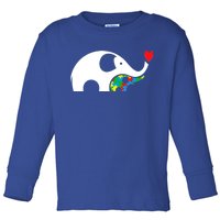 Autism Awareness Mother Baby Elephant  Toddler Long Sleeve Shirt