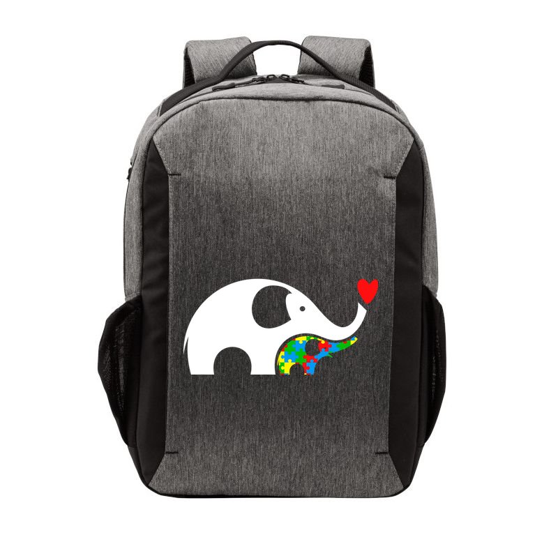 Autism Awareness Mother Baby Elephant  Vector Backpack