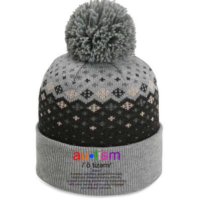 Autism Awareness Noun Definition The Baniff Cuffed Pom Beanie