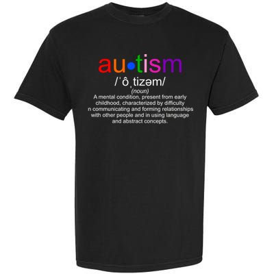 Autism Awareness Noun Definition Garment-Dyed Heavyweight T-Shirt