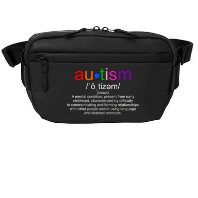 Autism Awareness Noun Definition Crossbody Pack