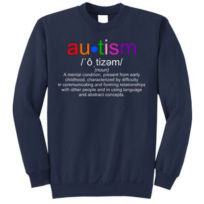 Autism Awareness Noun Definition Sweatshirt