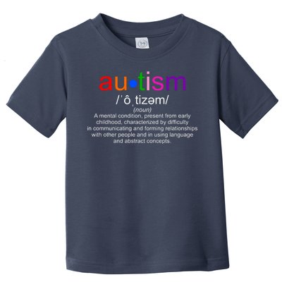 Autism Awareness Noun Definition Toddler T-Shirt