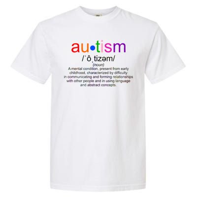 Autism Awareness Noun Definition Garment-Dyed Heavyweight T-Shirt