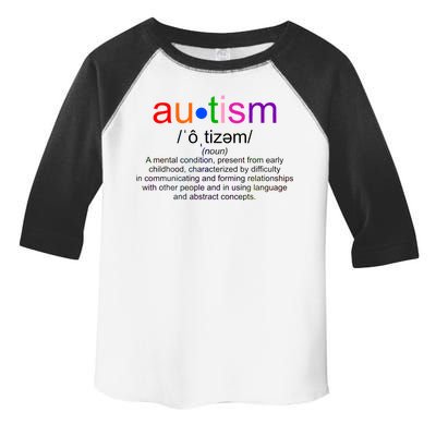 Autism Awareness Noun Definition Toddler Fine Jersey T-Shirt