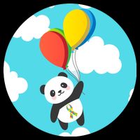 Autism Awareness Panda Bear City Backpack