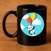 Autism Awareness Panda Bear 11oz C Handle Ceramic Mug