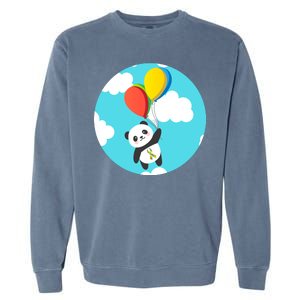 Autism Awareness Panda Bear Garment-Dyed Sweatshirt