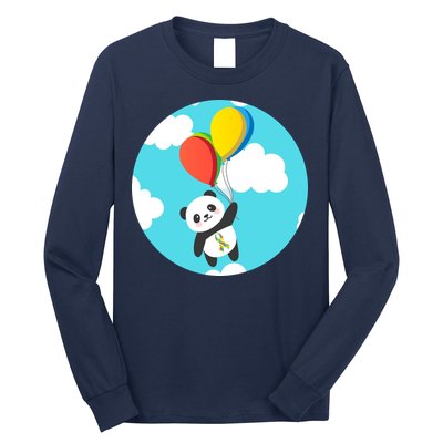 Autism Awareness Panda Bear Long Sleeve Shirt