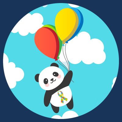 Autism Awareness Panda Bear T-Shirt