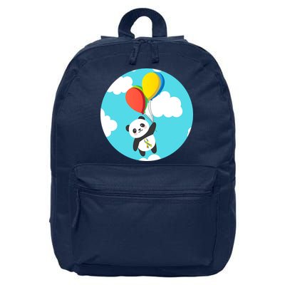 Autism Awareness Panda Bear 16 in Basic Backpack