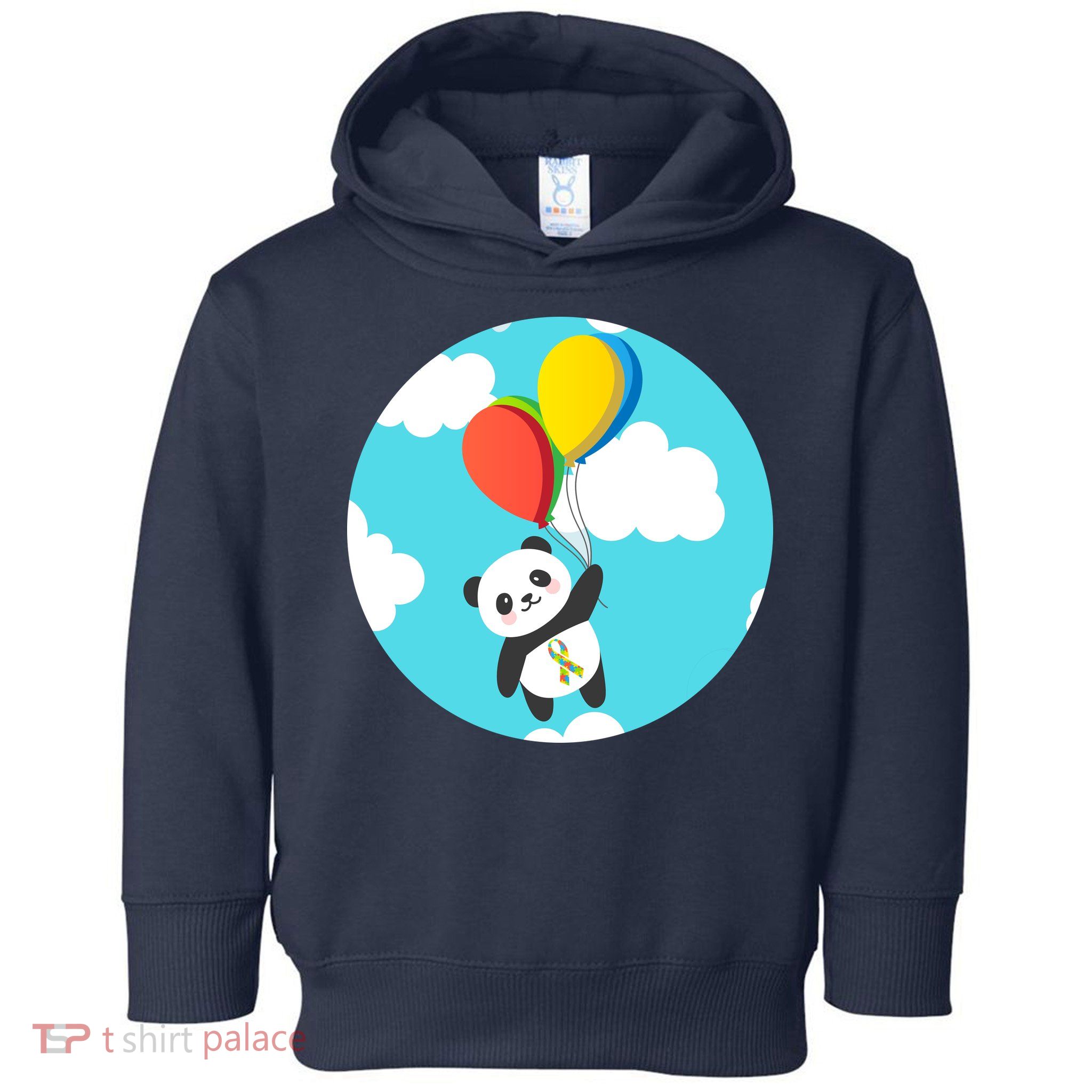 Autism Awareness Panda Bear Toddler Hoodie