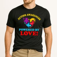 Autism Awareness Powered By Love Puzzle Heart Cooling Performance Crew T-Shirt
