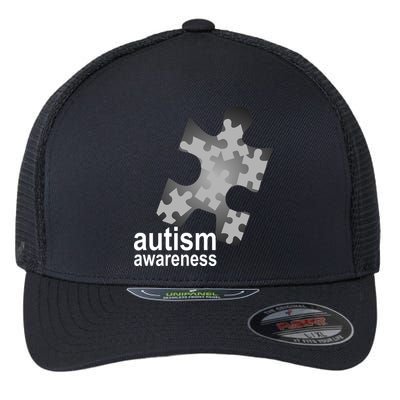 Autism Awareness Puzzle Flexfit Unipanel Trucker Cap