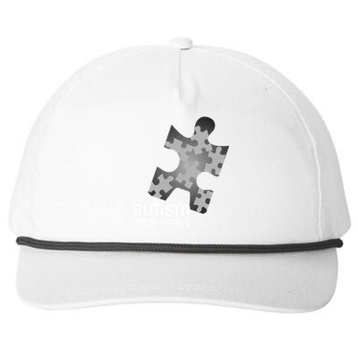 Autism Awareness Puzzle Snapback Five-Panel Rope Hat