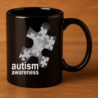 Autism Awareness Puzzle 11oz C Handle Ceramic Mug