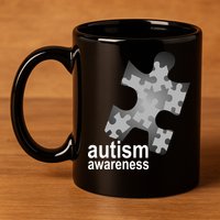 Autism Awareness Puzzle 11oz C Handle Ceramic Mug