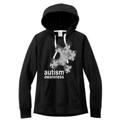 Autism Awareness Puzzle Women's Fleece Hoodie