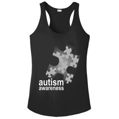 Autism Awareness Puzzle Ladies PosiCharge Competitor Racerback Tank