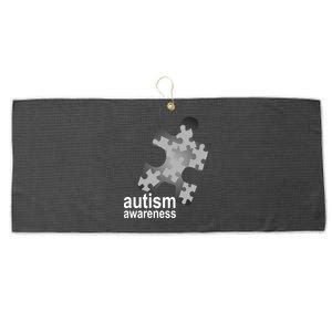 Autism Awareness Puzzle Large Microfiber Waffle Golf Towel