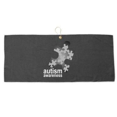 Autism Awareness Puzzle Large Microfiber Waffle Golf Towel