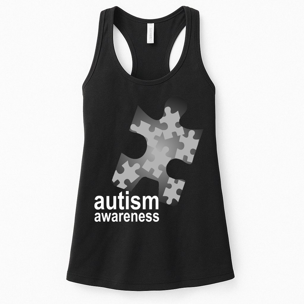 Autism Awareness Puzzle Womens Tank Top