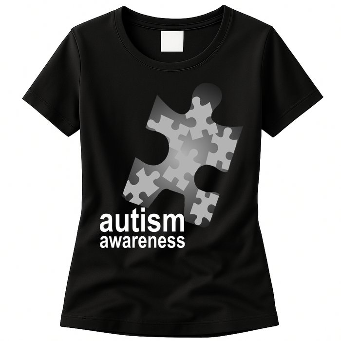 Autism Awareness Puzzle Womens T-Shirt