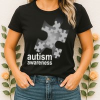 Autism Awareness Puzzle Womens T-Shirt