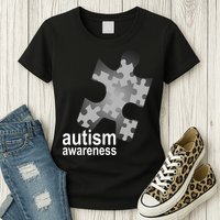 Autism Awareness Puzzle Womens T-Shirt