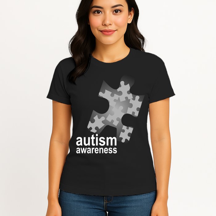 Autism Awareness Puzzle Womens T-Shirt
