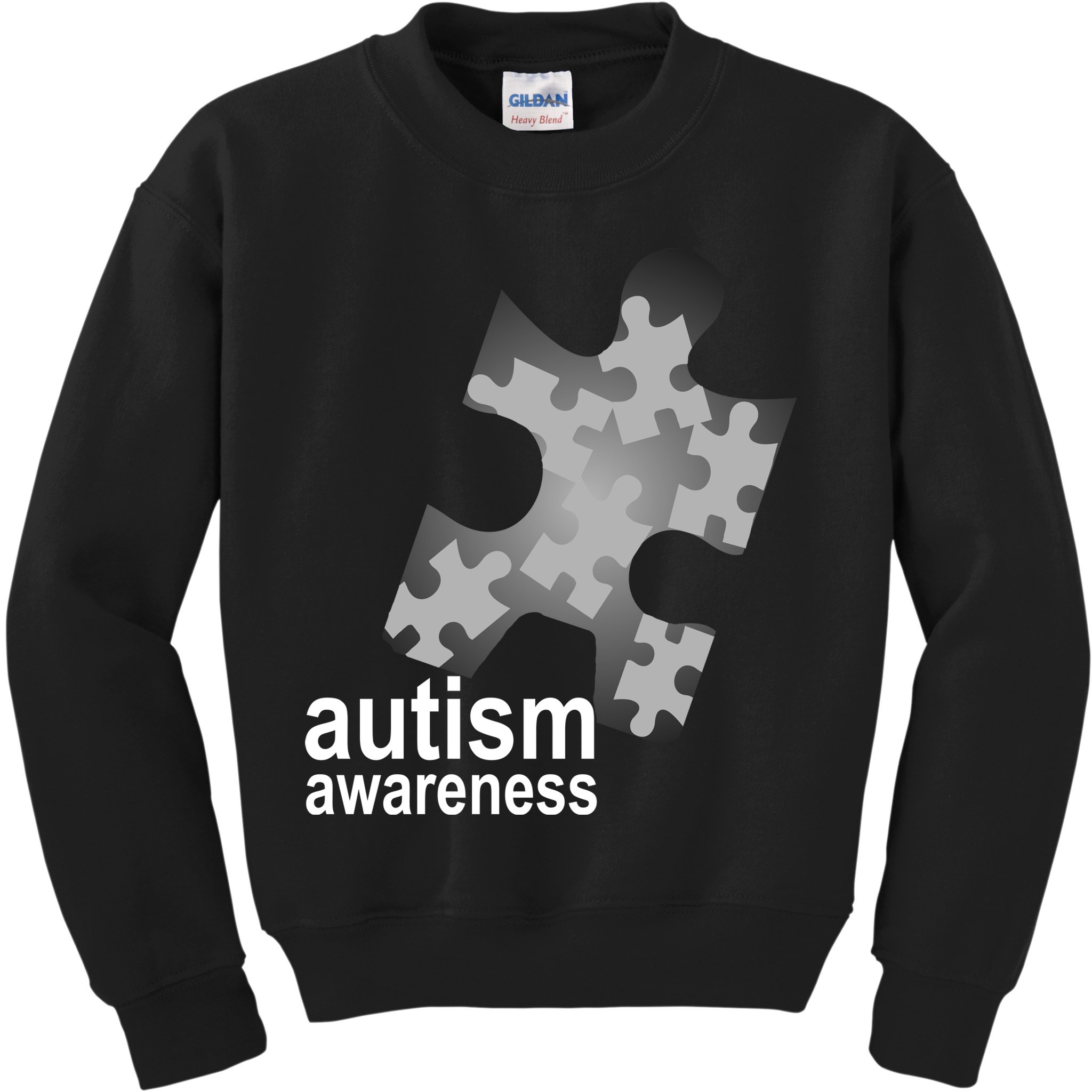 Autism Awareness Puzzle Kids Sweatshirt