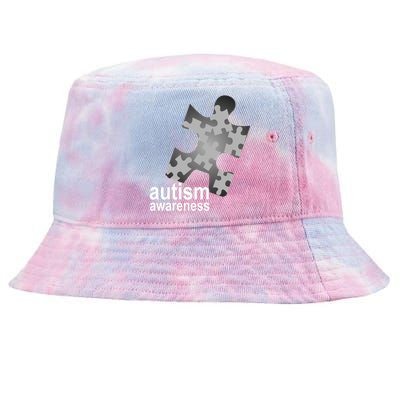 Autism Awareness Puzzle Tie-Dyed Bucket Hat