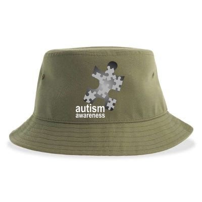 Autism Awareness Puzzle Sustainable Bucket Hat