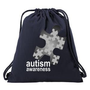 Autism Awareness Puzzle Drawstring Bag