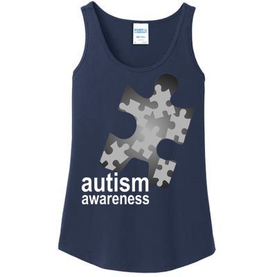 Autism Awareness Puzzle Ladies Essential Tank