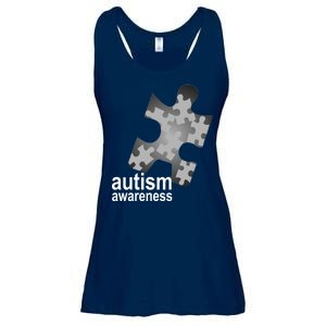 Autism Awareness Puzzle Ladies Essential Flowy Tank