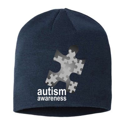 Autism Awareness Puzzle Sustainable Beanie