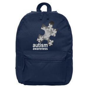 Autism Awareness Puzzle 16 in Basic Backpack