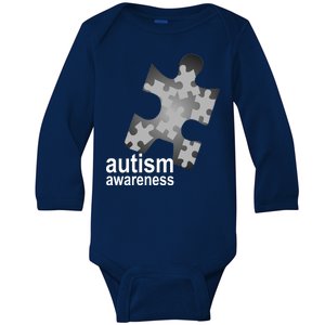 Autism Awareness Puzzle Baby Long Sleeve Bodysuit